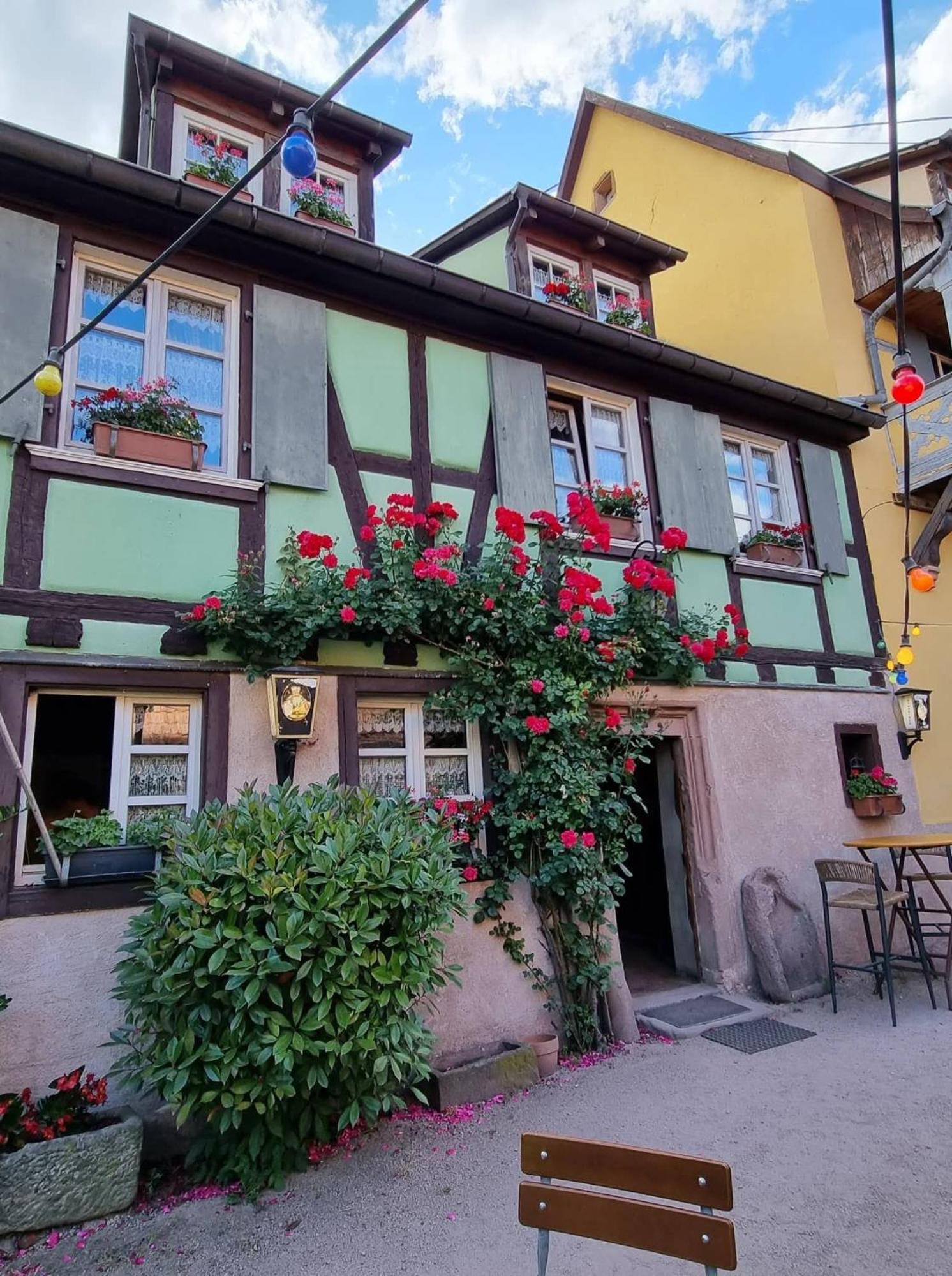 Le Gambrinus Chambres D'Hotes Et Restaurant Beblenheim Esterno foto
